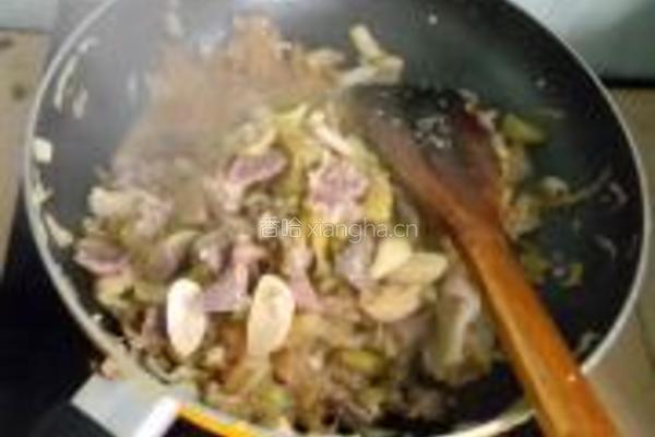 泡椒冬菜鸡杂的做法图解10