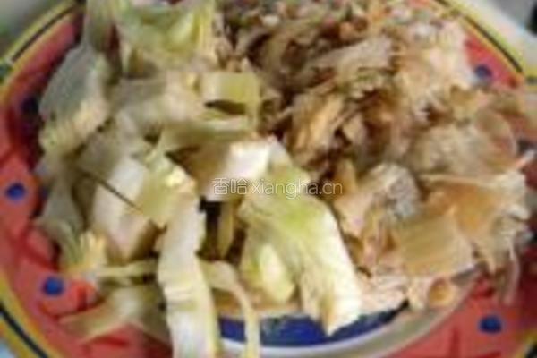 泡椒冬菜鸡杂的做法图解1