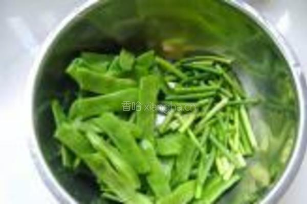 扁豆焖面的做法图解2