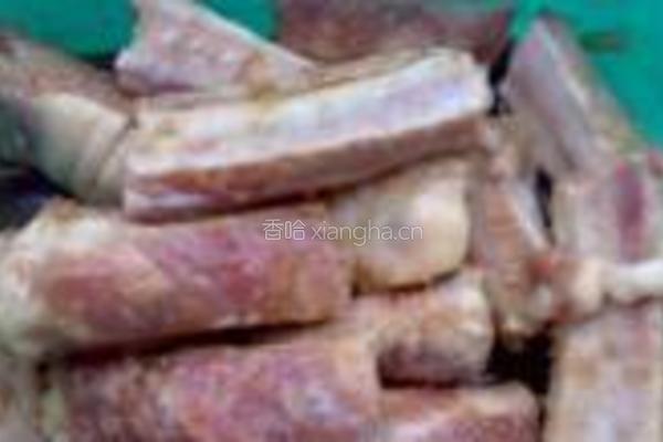 陈醋排骨的做法图解1