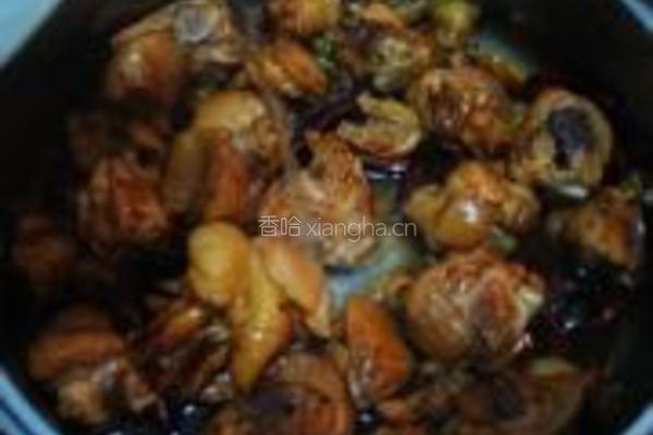 辣焖栗子鸡的做法图解12