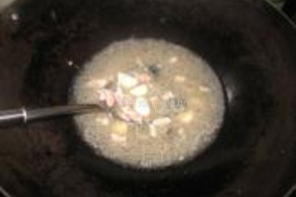 皮蛋瘦肉煮辣椒叶的做法图解4