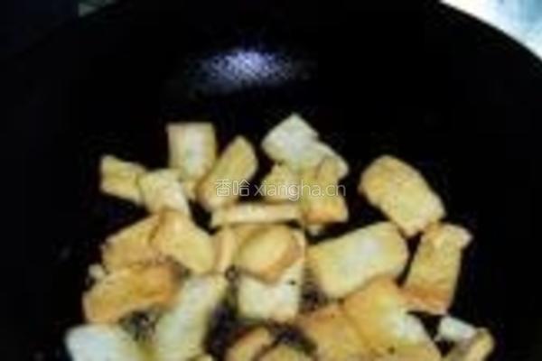 香辣大葱焖豆腐的做法图解3