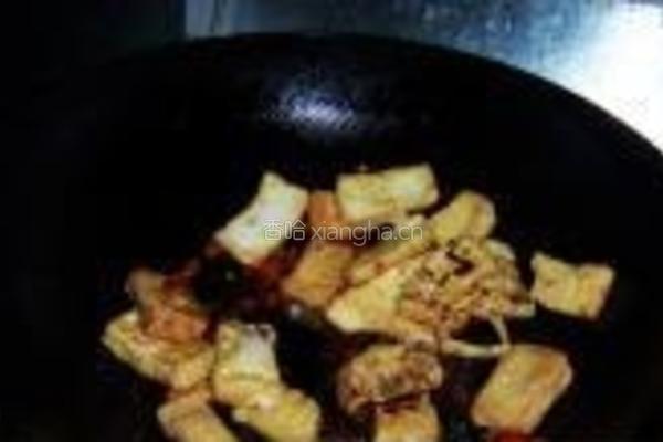 香辣大葱焖豆腐的做法图解6