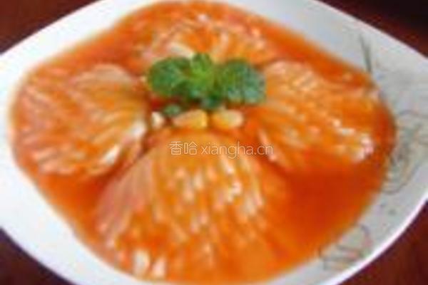 浇汁菊花玉子的做法图解12