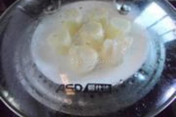 浇汁菊花玉子的做法图解3