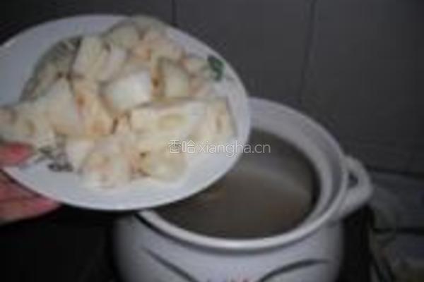 菜脯莲藕煲排骨的做法图解7