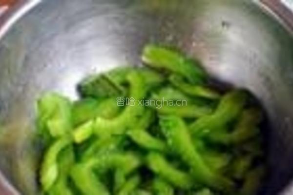 香油苦瓜的做法图解6