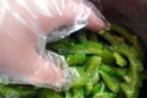 香油苦瓜的做法图解9