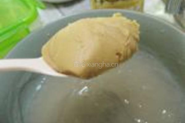 花生酱藕粉配饼干的做法图解7