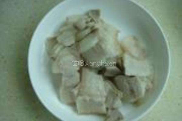 蚝油回锅肉的做法图解4
