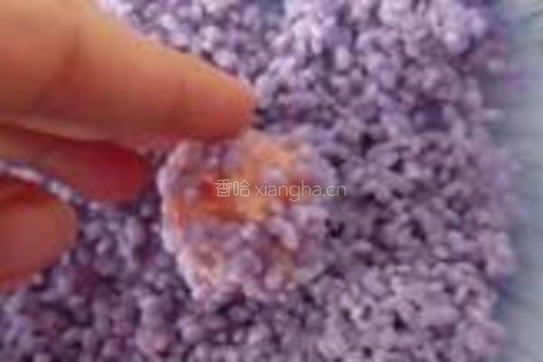 紫糯米丸子的做法图解8