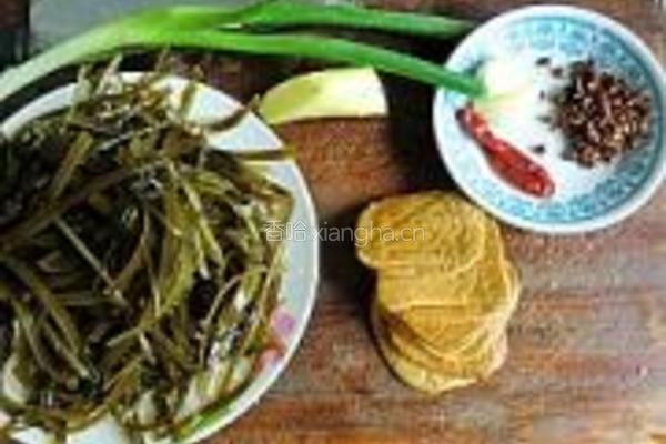 麻辣香干海带丝的做法图解1
