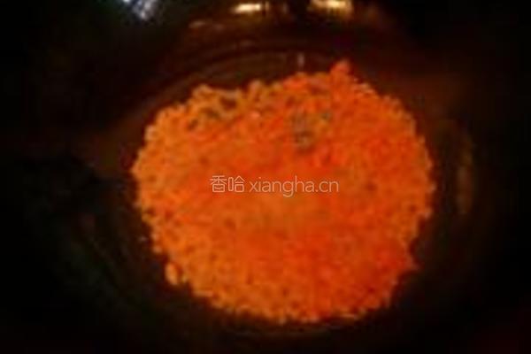 芹菜叶炒米饭的做法图解4