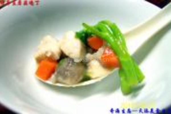 绿芥蓝蘑菇鸡丁的做法图解24