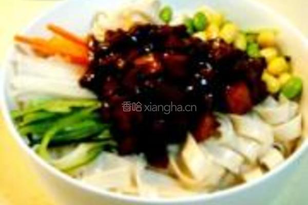 蘑菇豆干炸酱面的做法图解11