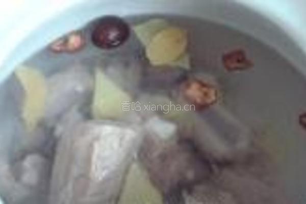青萝卜炖排骨的做法图解4