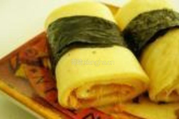 紫菜肉松蛋饼卷的做法图解5