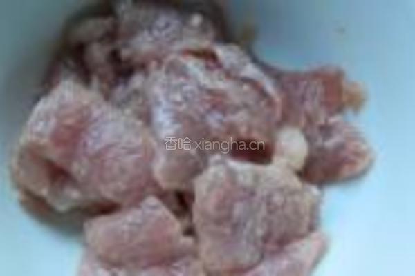 番茄肉片炒芸豆的做法图解3