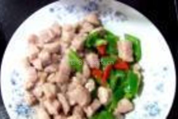 毛豆香干炒肉丁的做法图解8