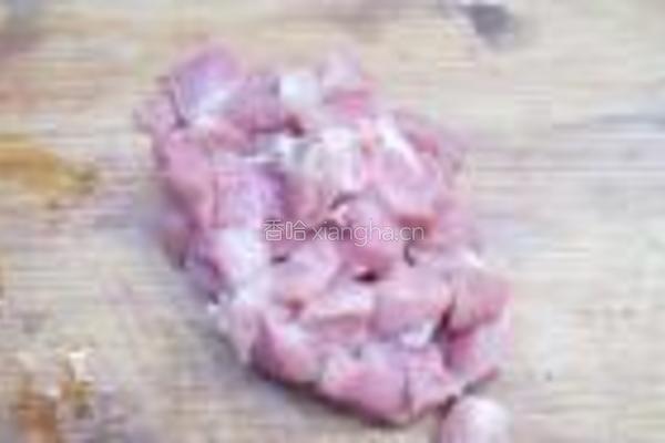 毛豆香干炒肉丁的做法图解4