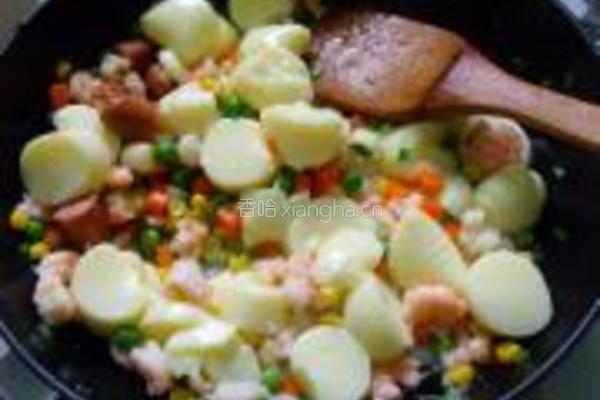 什锦鲜贝豆腐的做法图解6