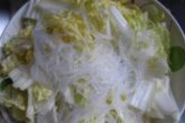 豉汁蒸粉丝娃娃菜的做法图解5
