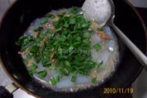 大蒜鸡杂炒麻腐的做法图解12