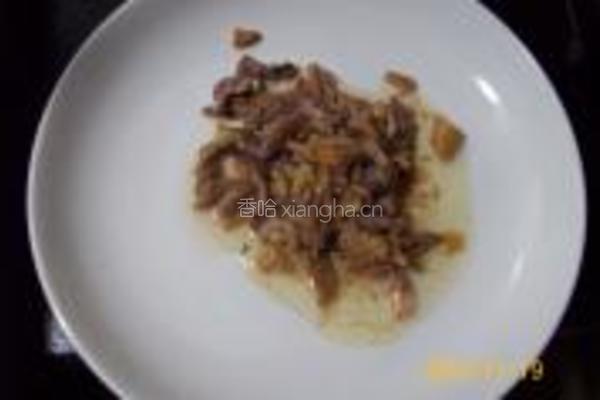 大蒜鸡杂炒麻腐的做法图解9