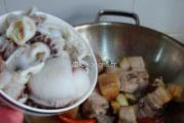 墨鱼焖五花肉的做法图解12