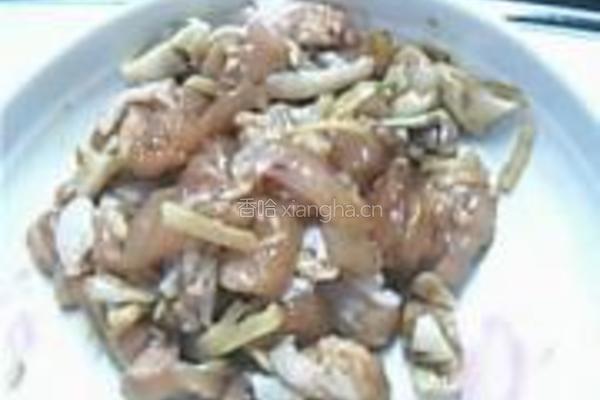 芸豆平菇鸡块的做法图解5
