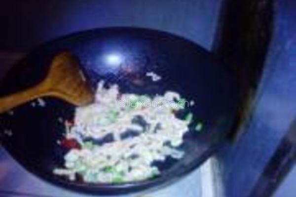 醋溜肉丝炒三样的做法图解4