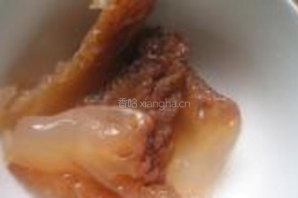 葱油海蜇头的做法图解1