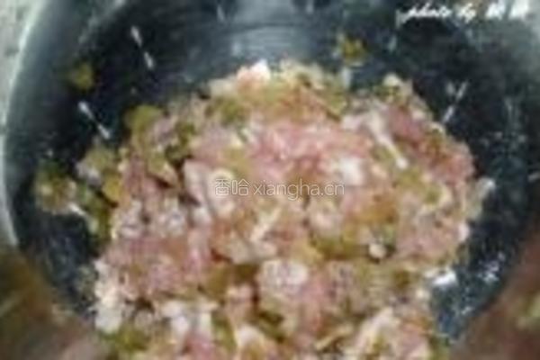 榨菜肉馅酿黄瓜的做法图解5