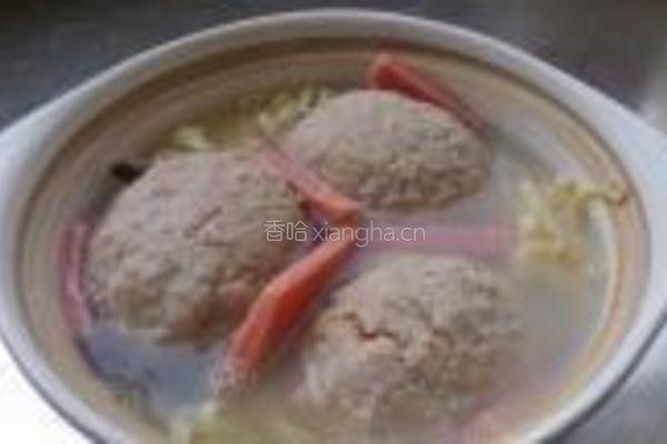 清蒸狮子头的做法图解12