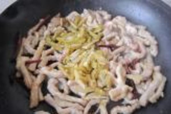 榨菜青椒肉丝的做法图解10