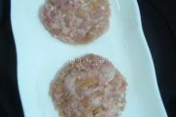 花朵肉饼的做法图解4