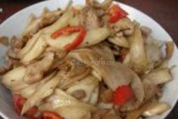 茭白炒鸡胸脯的做法图解8