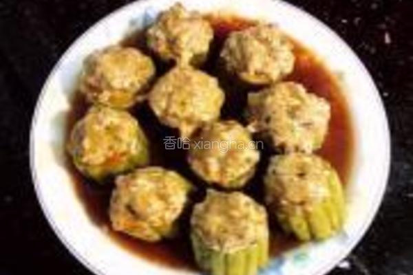 酿苦瓜的做法图解14