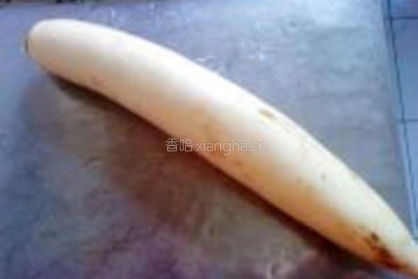 腊肠萝卜丝的做法图解1