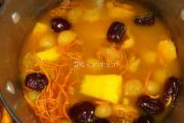 虫草花煲鸭汤的做法图解4