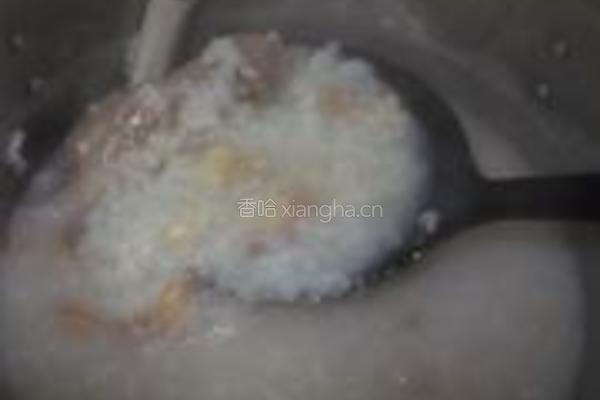 瑶柱虾米猪骨粥的做法图解5