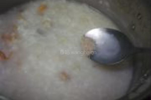 瑶柱虾米猪骨粥的做法图解6