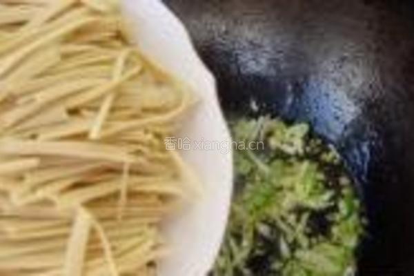 清炒双丝的做法图解5