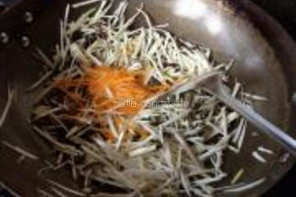 茭白牛肉丝的做法图解10