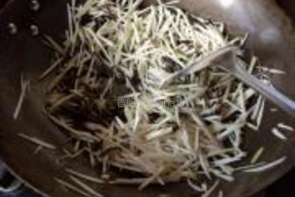 茭白牛肉丝的做法图解9