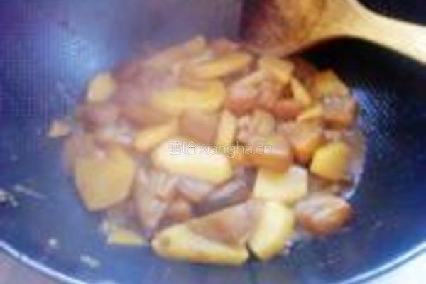 里脊土豆烧茄子的做法图解4