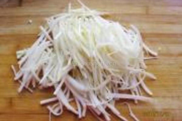 椒香菜丝的做法图解2