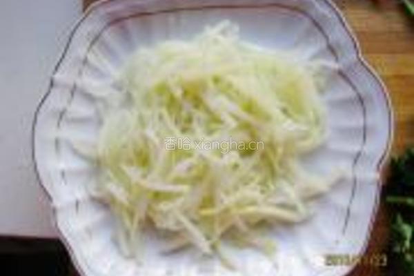 椒香菜丝的做法图解5