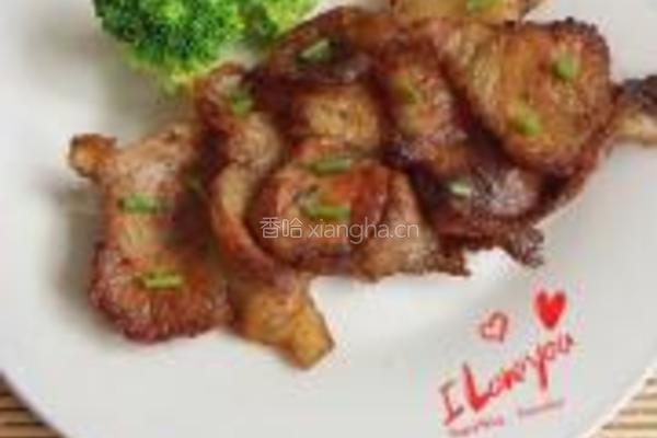 香煎猪肉片的做法图解16